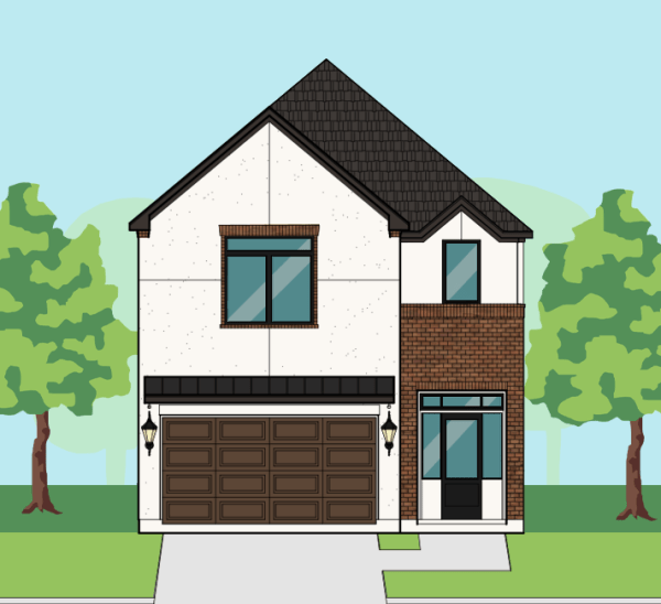 Two Story Home Plan E7106 A