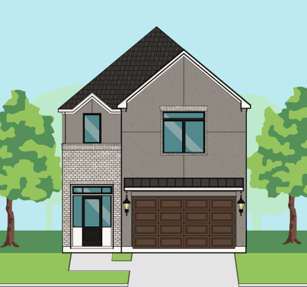 Two Story Home Plan E7106 A