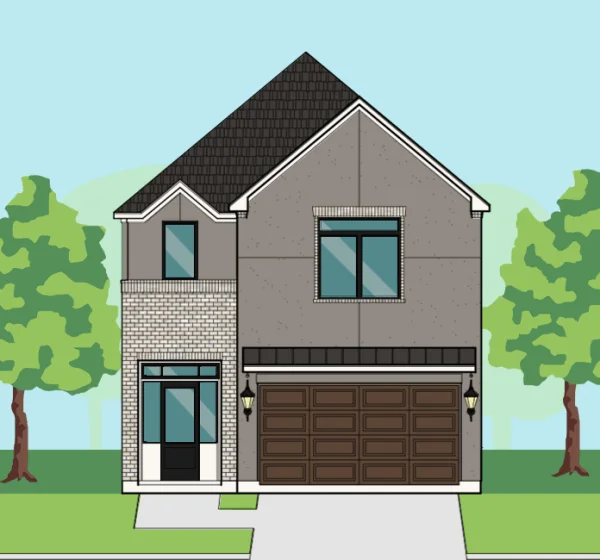 Two Story Home Plan E7106 A
