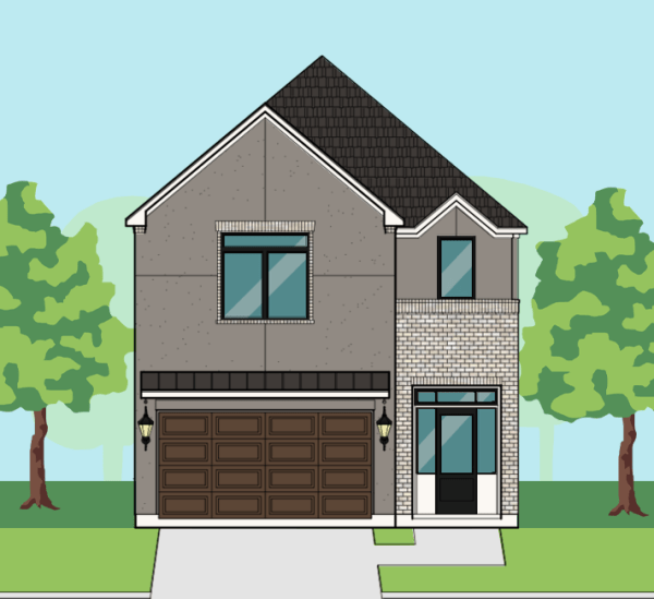 Two Story Home Plan E7106 A