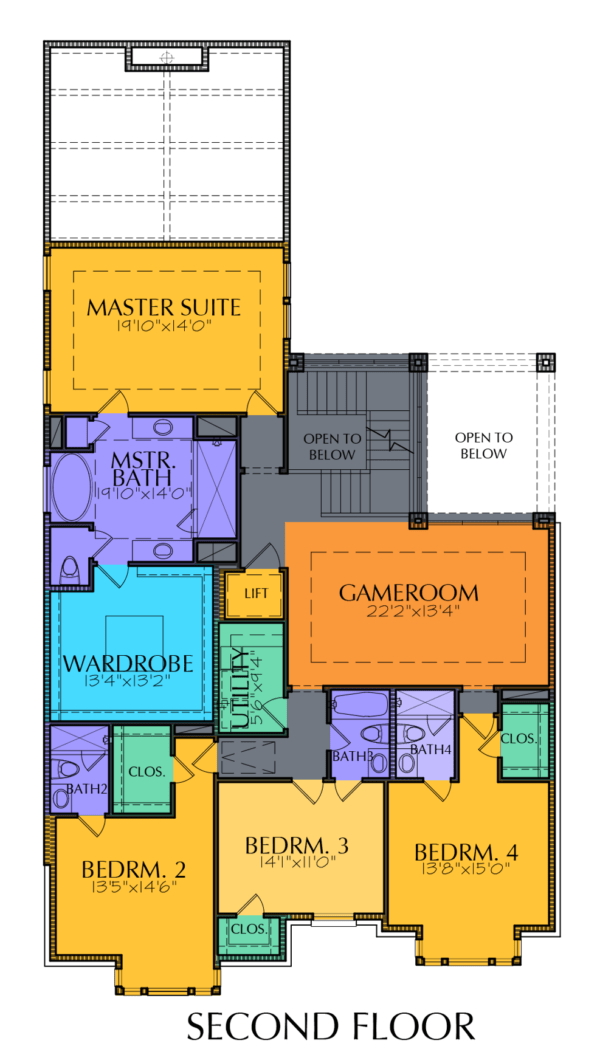 Two Story Home Plan E7121
