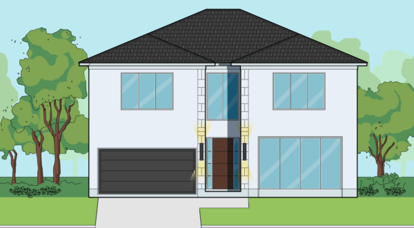Two Story Home Plan E7131