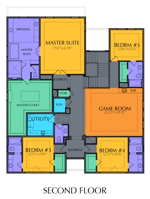 Two Story Home Plan E7131