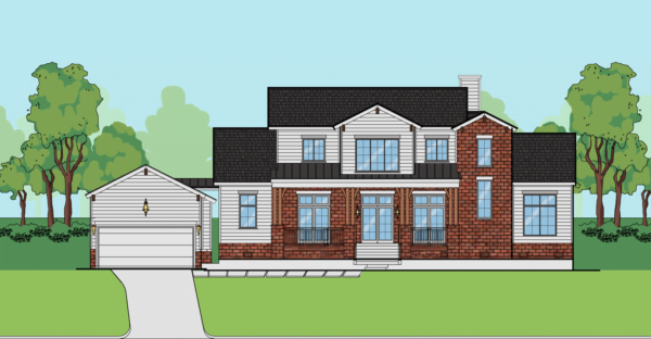 Two Story Home Plan E7135