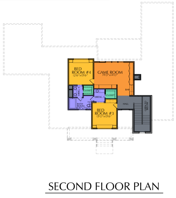 Two Story Home Plan E7135