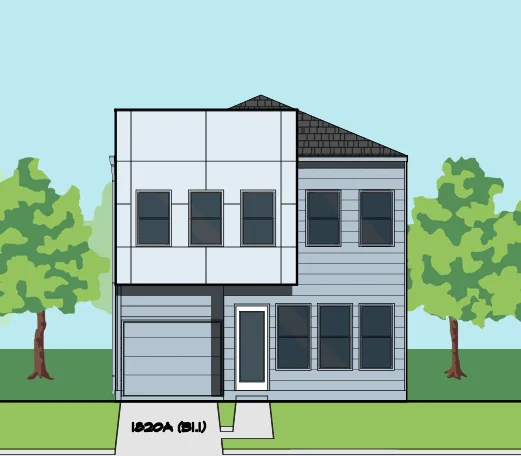 Two Story Home Plan E7139 B1.1