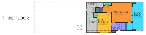 2 1/2 Story Home Plan E7140