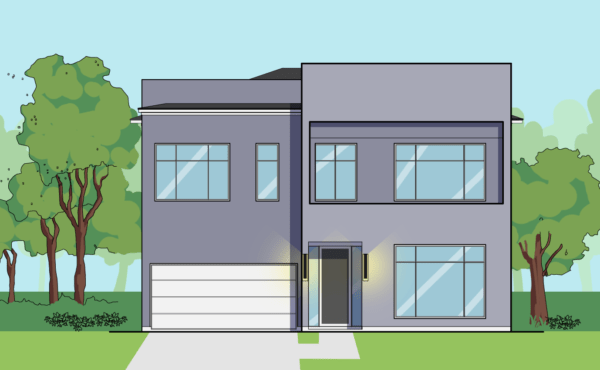 Two Story Home Plan E7154