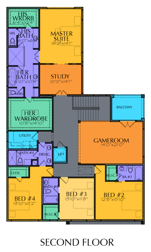 Two Story Home Plan E7154