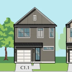 Two Story Home Plan E8005 C1