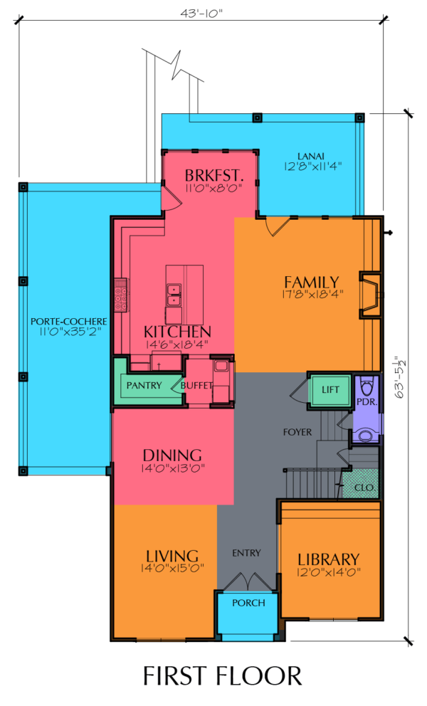 Two Story Home Plan E8026