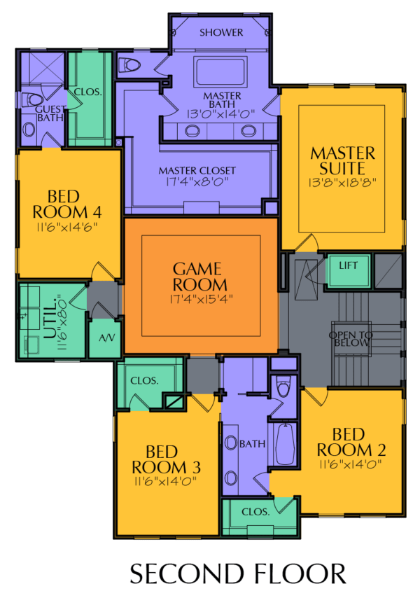 Two Story Home Plan E8026