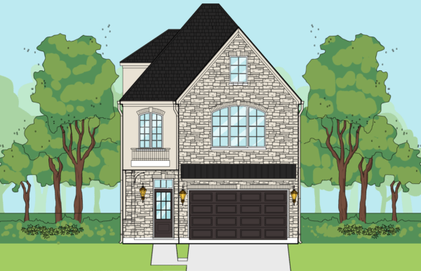 Three Story Home Plan E8041 A2.2L