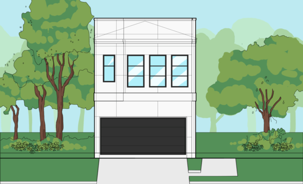 Two Story Home Plan E8060 A1.1