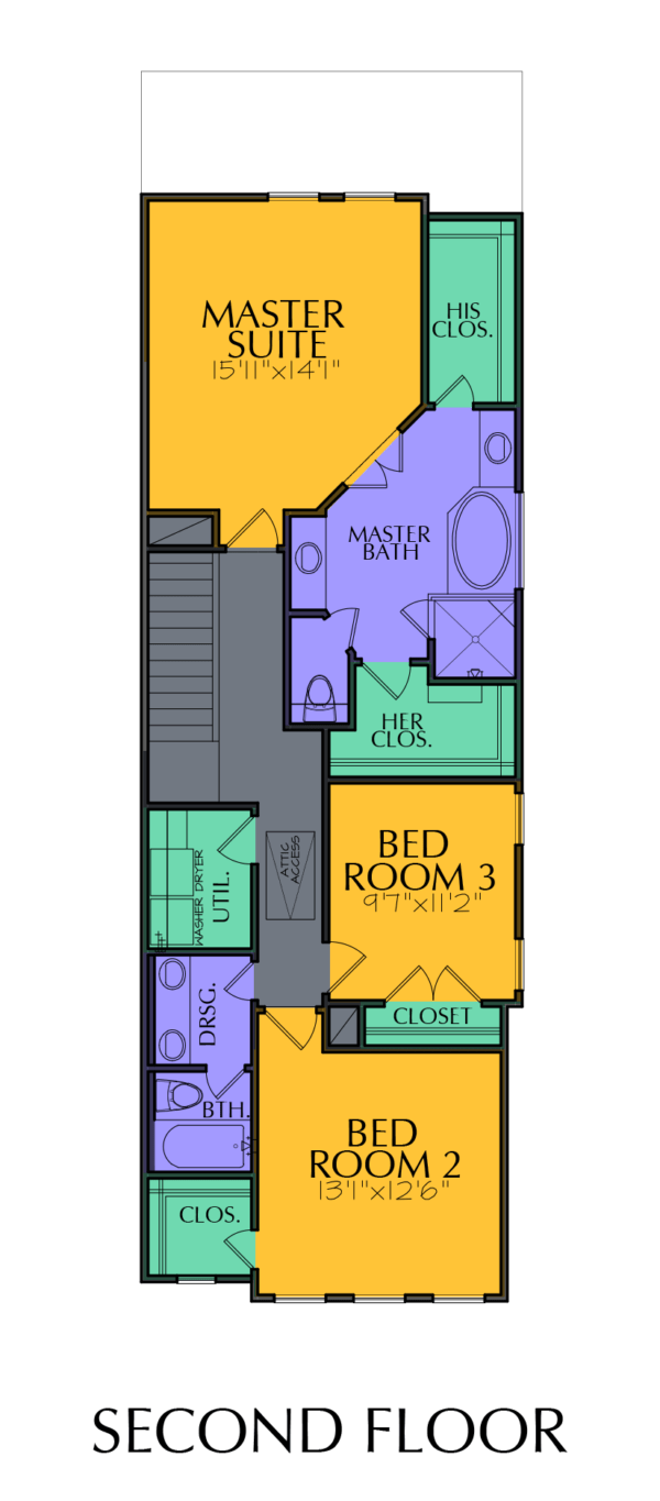 Two Story Home Plan E8060 A1.1