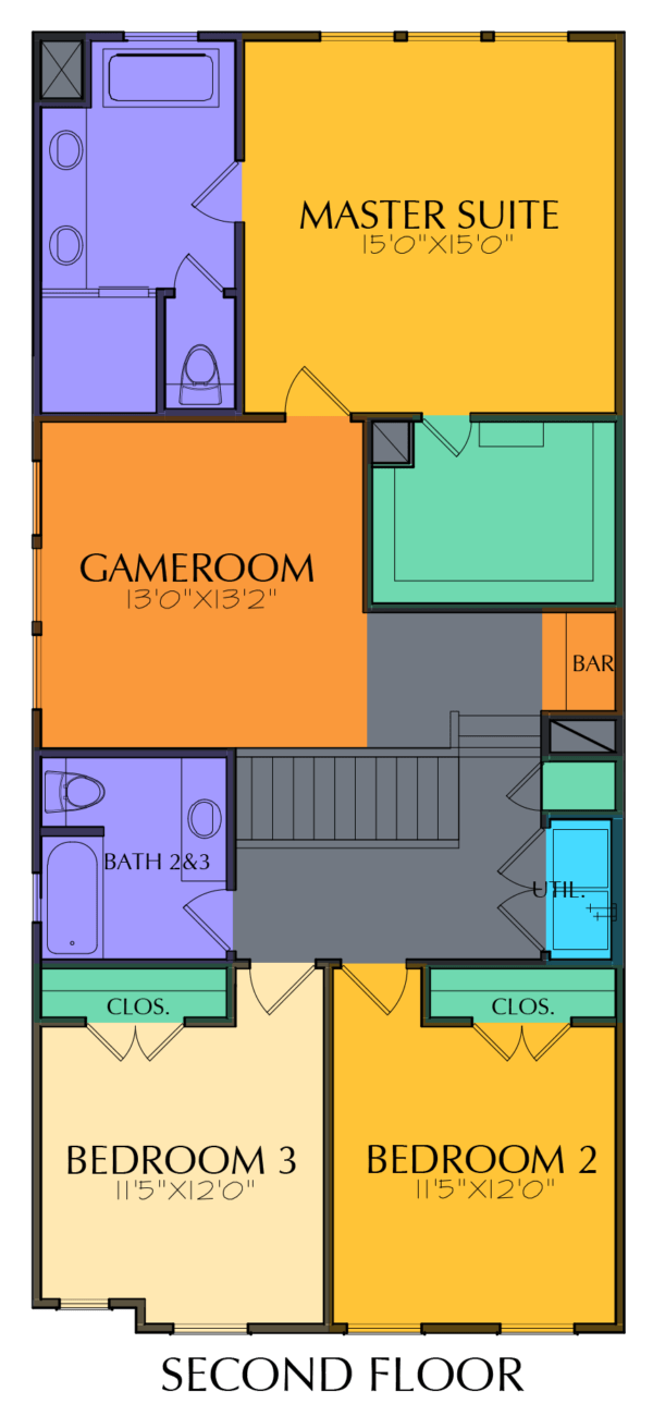 Two Story Home Plan E8060 B1.1