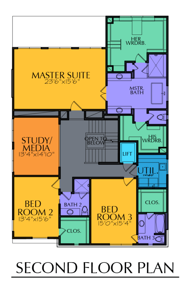 Three Story Home Plan E8074
