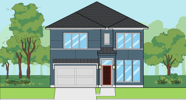 Two Story Home Plan E8080