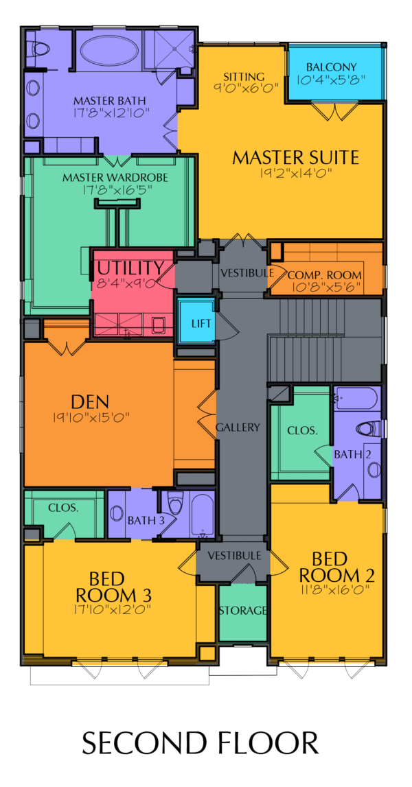 Two Story Home Plan E8080