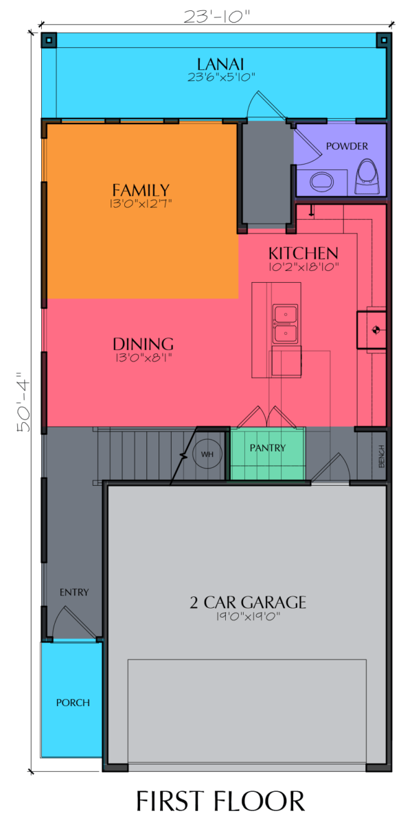 Two Story Home Plan E8082 C3.3