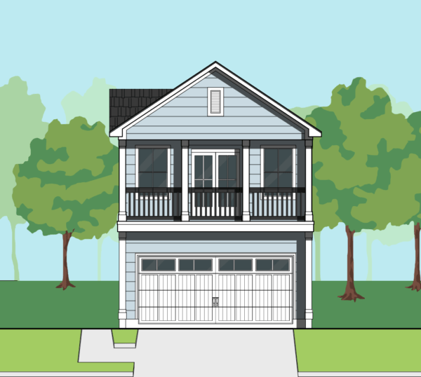 Two Story Home Plan E8102 A1.1