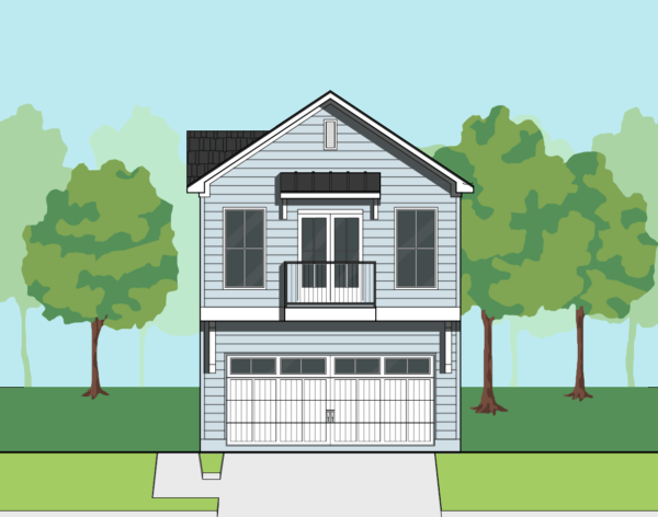 Two Story Home Plan E8102 B1.1