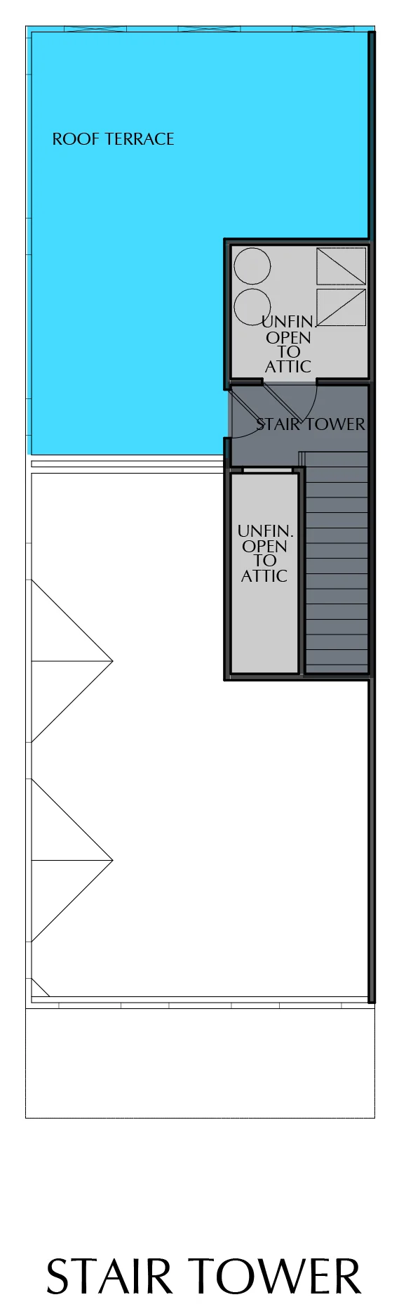 3 1/2 Story Home Plan E8106