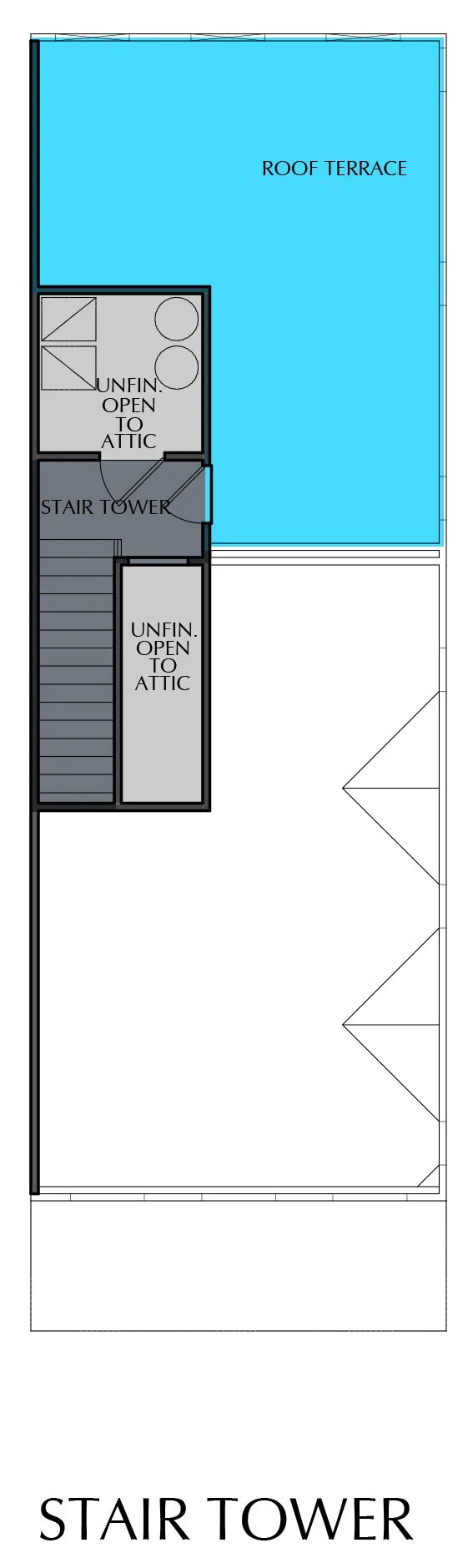 3 1/2 Story Home Plan E8106