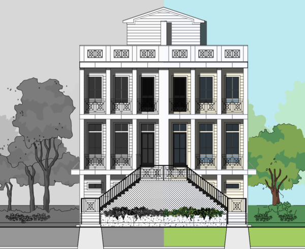 3 1/2 Story Home Plan E8106