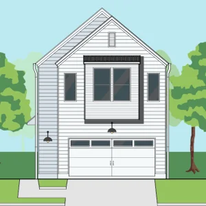 Two Story Home Plan E8107 A1.1