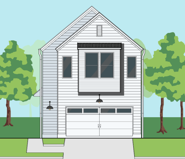 Two Story Home Plan E8107 A1.1