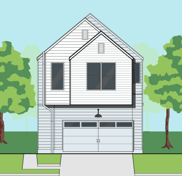 Two Story Home Plan E8107 B1.1