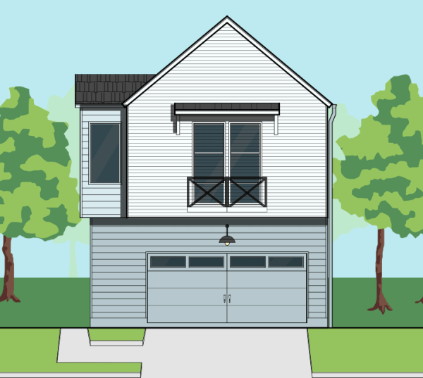 Two Story Home Plan E8107 C1.1
