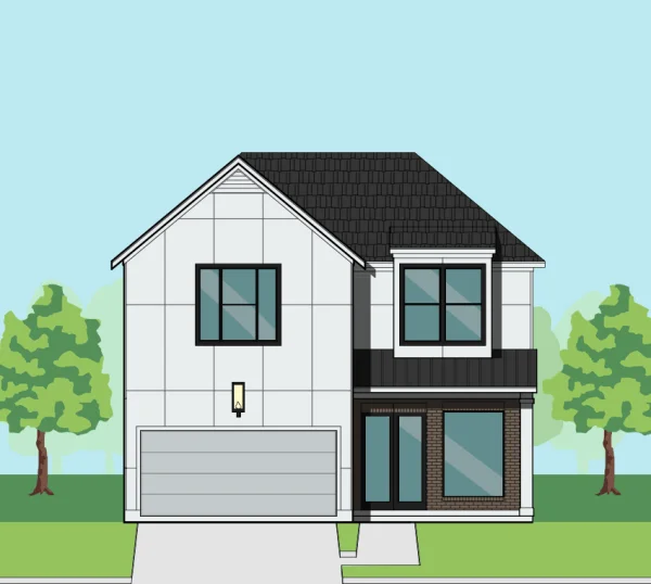Two Story Home Plan E8114 B1