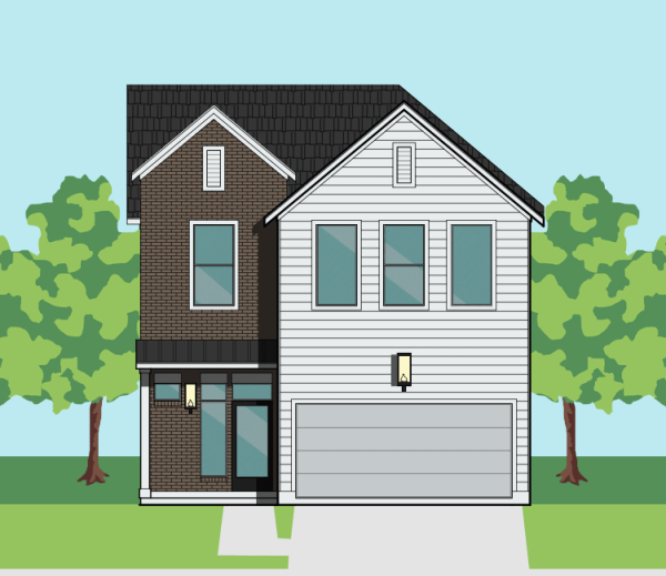 Two Story Home Plan E8114 C1