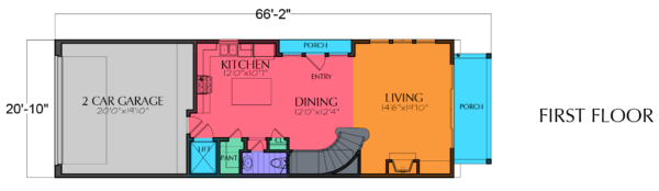 Three Story Home Plan E8130 A1.1L