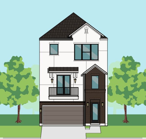 Three Story Home Plan E8131 A1