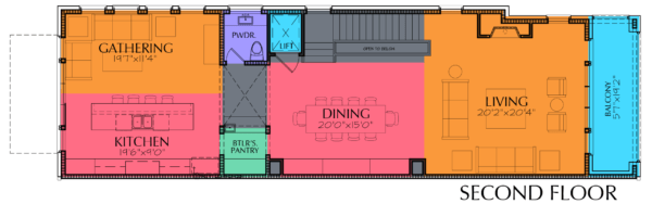Three Story Home Plan E8154