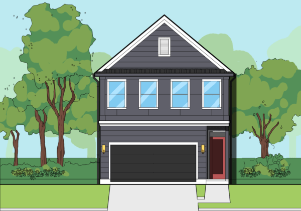 Two Story Home Plan E8156 A1