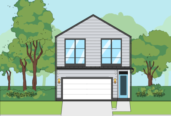 Two Story Home Plan E8156 A1