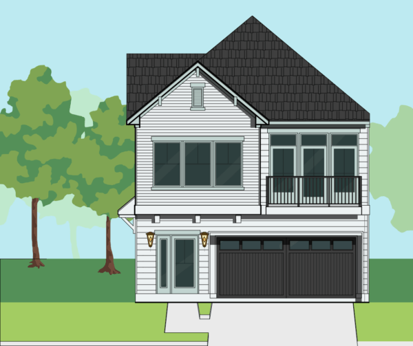 Two Story Home Plan E8180 A