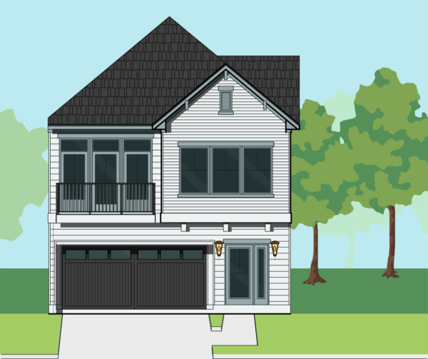 Two Story Home Plan E8180 A