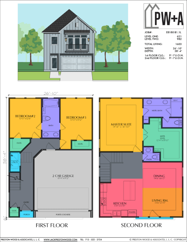 Two Story Home Plan E8180 B1.1