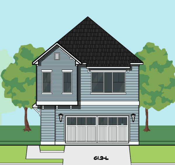 Two Story Home Plan E8180 C1