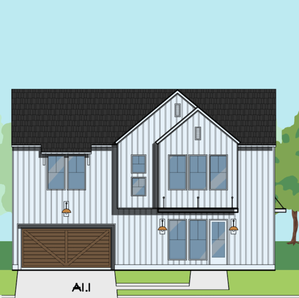 Two Story Home Plan E8218 A1