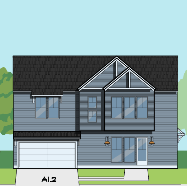 Two Story Home Plan E8218 A1