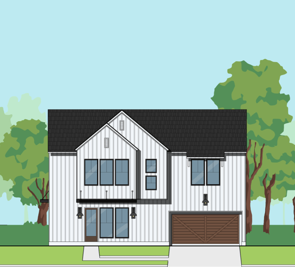 Two Story Home Plan E9007 A1