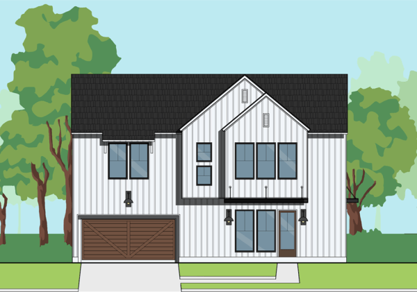 Two Story Home Plan E9007 A1
