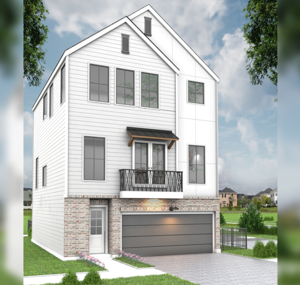 Three Story Home Plan E9016 A1