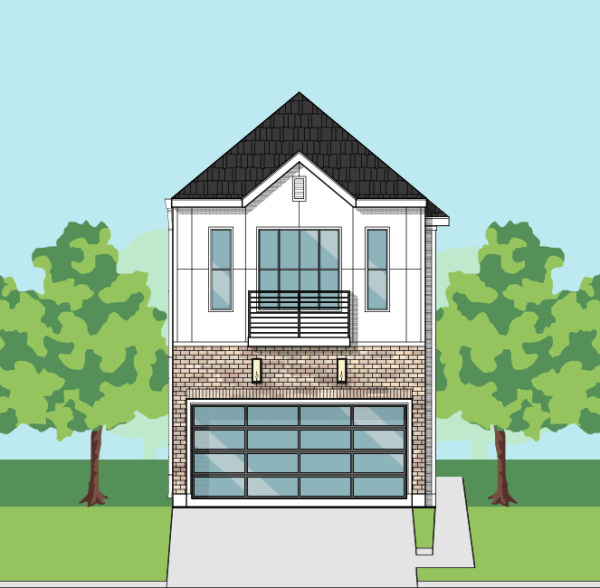 Two Story Home Plan E9016 B1